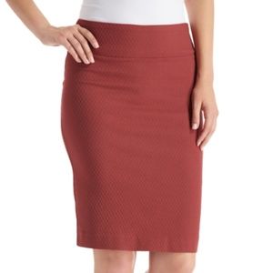 MARGARET M Christiana Printed Pencil Skirt